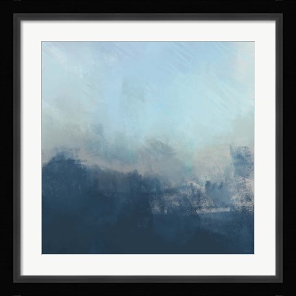 Framed Ocean Fog II Print