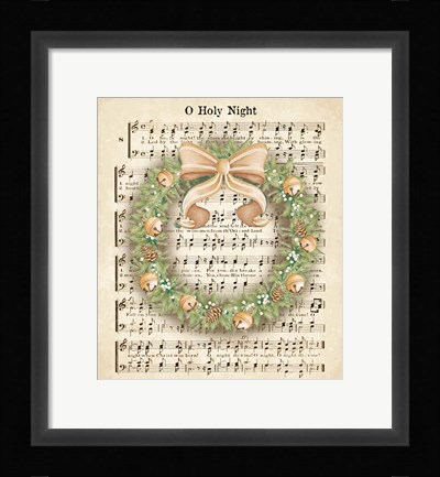 Framed Christmas Carol Holly II Print