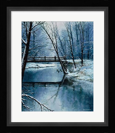 Framed First Snow Print