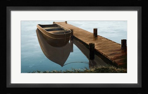 Framed Quiet Blue Morning Print