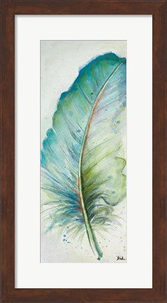 Framed Watercolor Feather IV Print