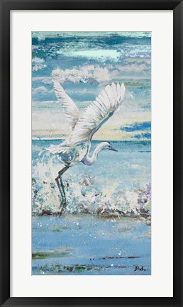 Framed Great Blue Egret I Print