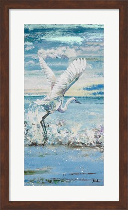 Framed Great Blue Egret I Print