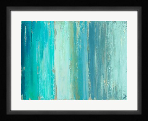 Framed Blue Palette Print