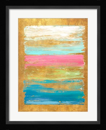 Framed Palette with Pink Print