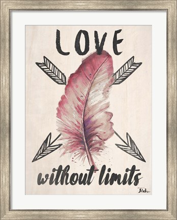 Framed Fearless Limits II Print