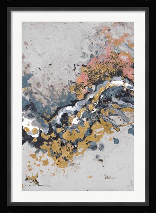 Framed Turbulence Vertical Print
