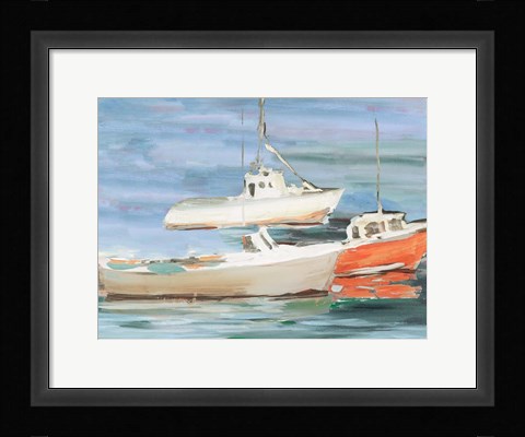 Framed Atlantic Sailboats Print