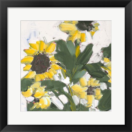 Framed Sunflower Garden Print