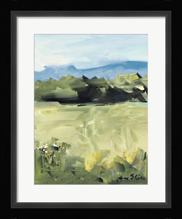 Framed Abstract Scenery Print