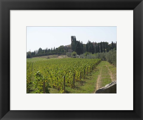 Framed Tuscany 1 Print