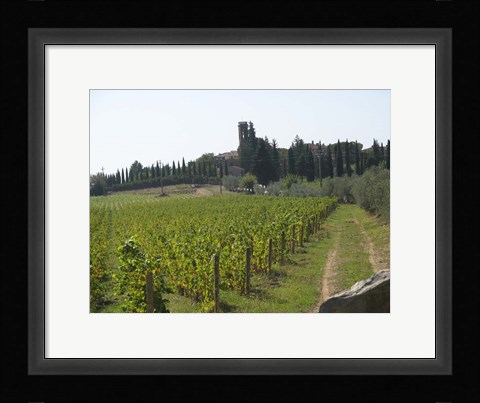Framed Tuscany 1 Print