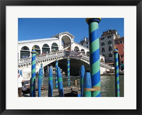 Framed Venice - Rialto Bridge Print