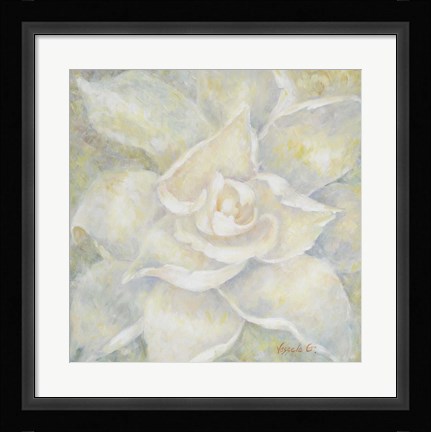 Framed E-Motion Gardenia Print
