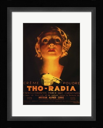 Framed Tho-Radia Radium Makeup Print