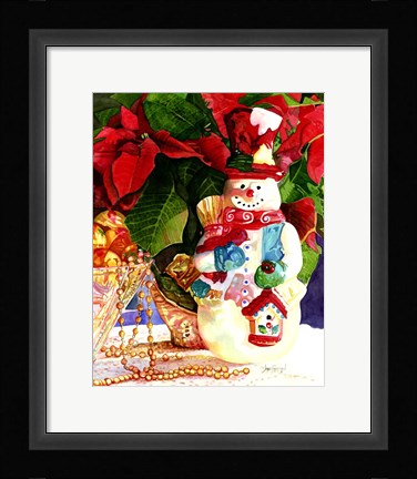 Framed Snowman Dreams Print