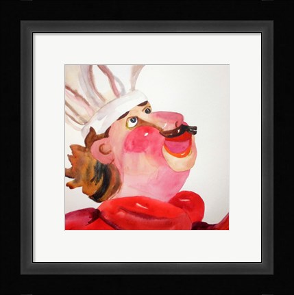 Framed Chef Happy Print