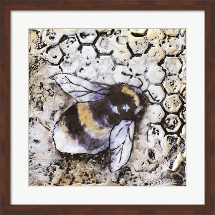 Framed Worker Bees I Print