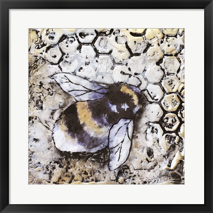 Framed Worker Bees I Print