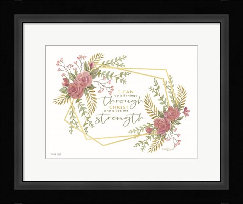 Framed I Can Do All Print