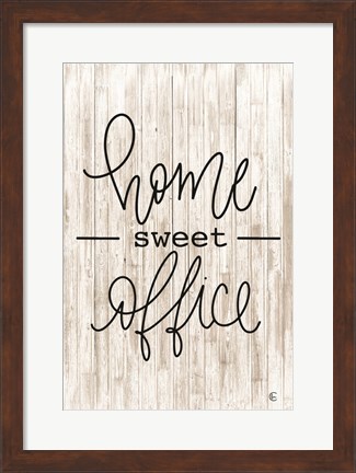 Framed Home Sweet Office Print