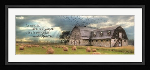 Framed Time to Reap Print