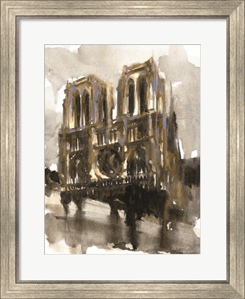 Framed Paris Street 3 Print