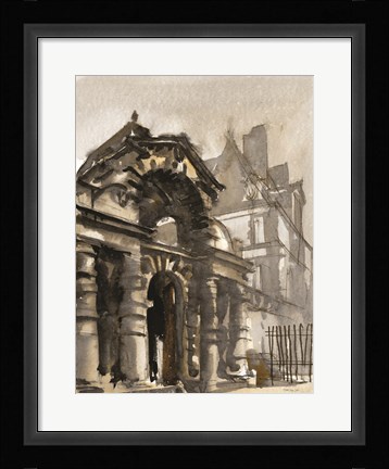 Framed Paris Street 4 Print