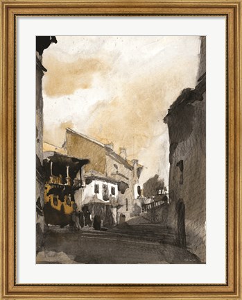 Framed Paris Street 6 Print