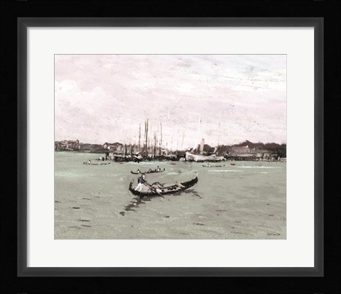 Framed Venice Gondola Print