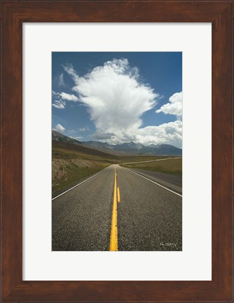 Framed Highway 93 in Idaho Print