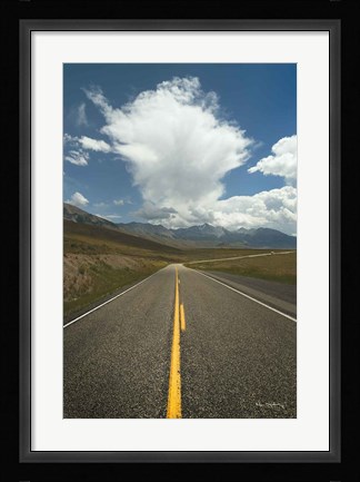 Framed Highway 93 in Idaho Print