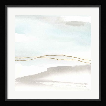 Framed Gold Horizon II Print