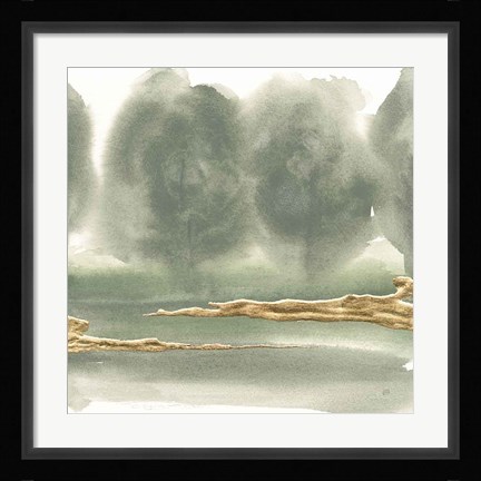 Framed Gold Earth V Print