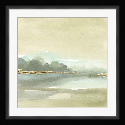 Framed Gold Earth IV Print