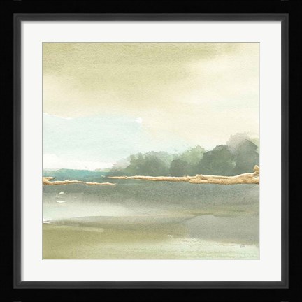 Framed Gold Earth III Print