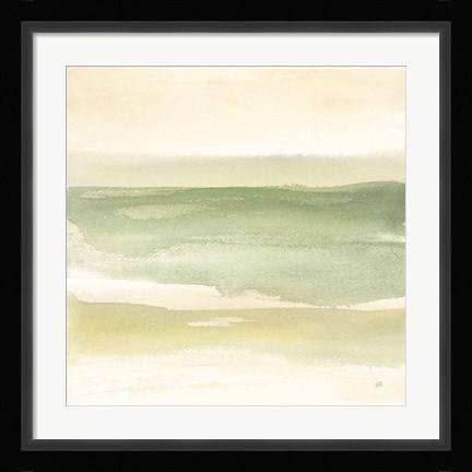 Framed Green Water II Print