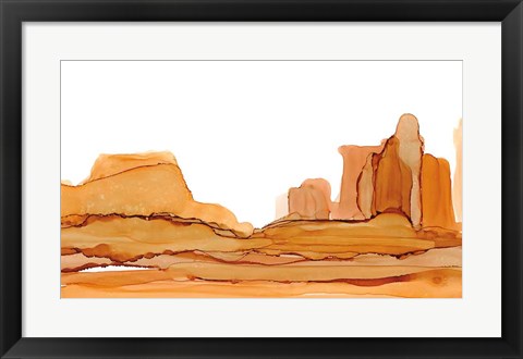 Framed Brownscape II Print
