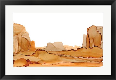 Framed Brownscape I Print