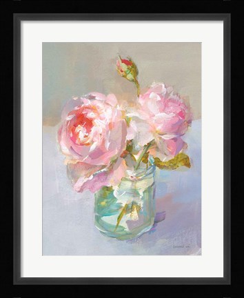Framed Sweet Roses I Print