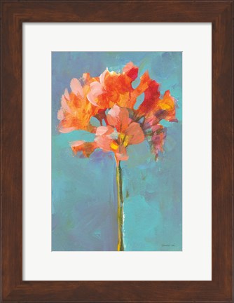 Framed Modern Floral I Print