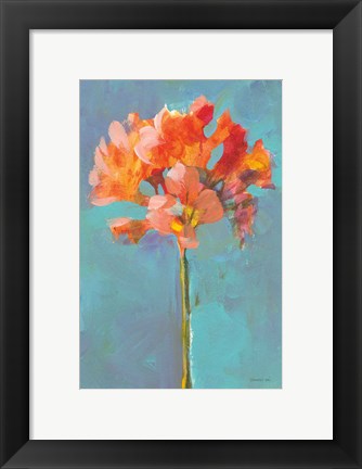 Framed Modern Floral I Print