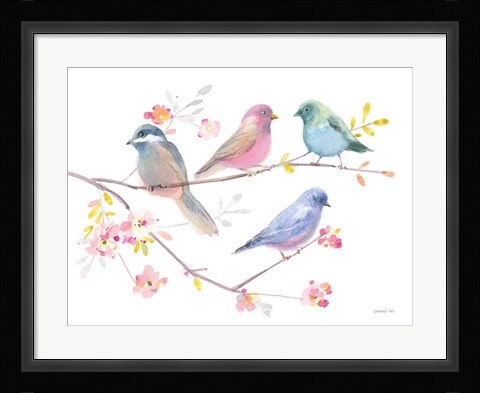 Framed Flight Friends V Print