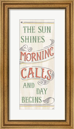 Framed Morning Moment XI Print