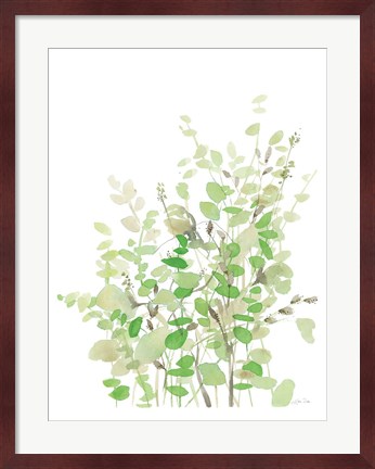 Framed Spring Greens Print