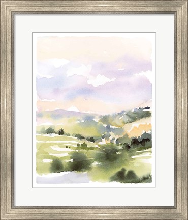 Framed Spring Hills I Print