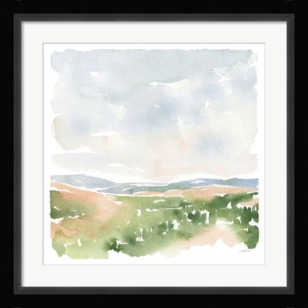 Framed Gentle Landscape I Print