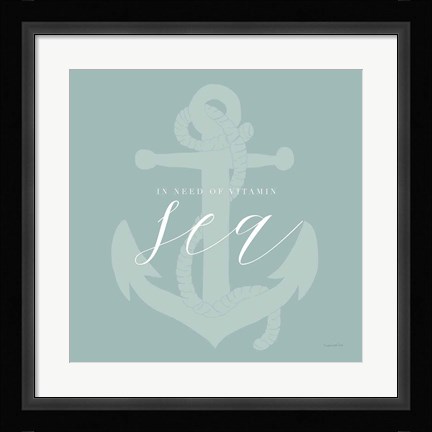 Framed Vitamin Sea Print