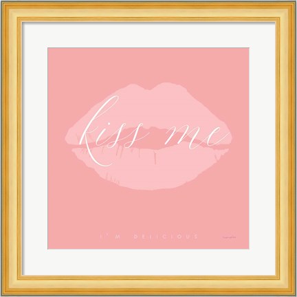 Framed Kiss Me Print
