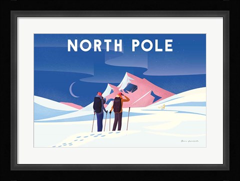 Framed North Pole Print